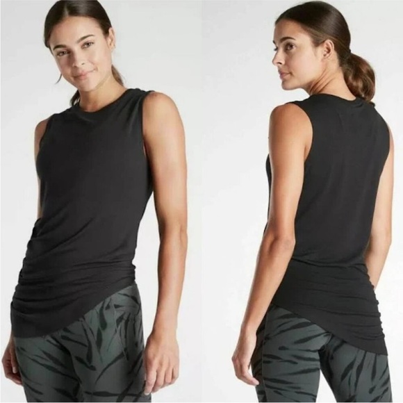 Athleta Tops - Athleta Cloudlight Restore Tank Top Black Large